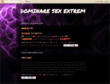 Tablet Screenshot of dominaresexextrem.blogspot.com