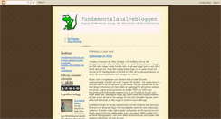 Desktop Screenshot of fundamentalanalys.blogspot.com