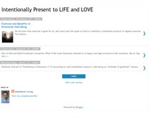 Tablet Screenshot of intentionalliving365.blogspot.com