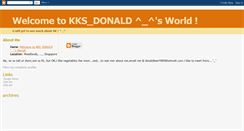 Desktop Screenshot of donaldkks.blogspot.com