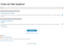 Tablet Screenshot of clubedavidasaudavel.blogspot.com