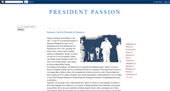 Desktop Screenshot of presidentpassion.blogspot.com