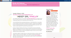 Desktop Screenshot of nerdygirlmakeup.blogspot.com