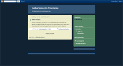 Desktop Screenshot of culturismosinfronteras.blogspot.com