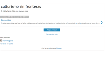 Tablet Screenshot of culturismosinfronteras.blogspot.com