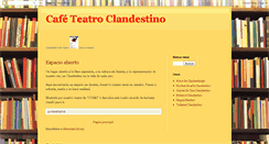 Desktop Screenshot of cafeteatroclandestino.blogspot.com