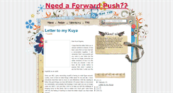 Desktop Screenshot of forwardpush.blogspot.com