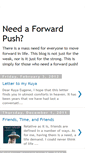 Mobile Screenshot of forwardpush.blogspot.com