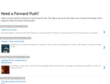 Tablet Screenshot of forwardpush.blogspot.com