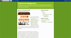Desktop Screenshot of barriovaldespartera.blogspot.com