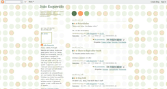 Desktop Screenshot of joaoesquecido.blogspot.com