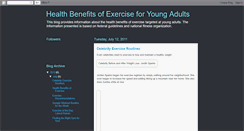 Desktop Screenshot of exerciseforhlth.blogspot.com