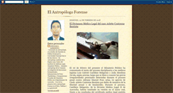 Desktop Screenshot of elantropologoforense.blogspot.com