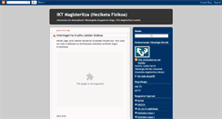 Desktop Screenshot of iktmagisteritza.blogspot.com