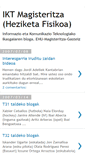 Mobile Screenshot of iktmagisteritza.blogspot.com