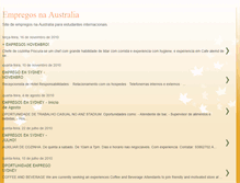 Tablet Screenshot of empregosnaaustralia.blogspot.com