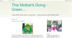 Desktop Screenshot of mothersgoinggreen.blogspot.com