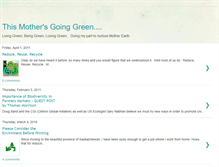 Tablet Screenshot of mothersgoinggreen.blogspot.com