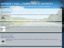 Tablet Screenshot of deporteyvida-santiagoendara.blogspot.com