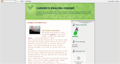 Desktop Screenshot of carmenenglishcorner.blogspot.com