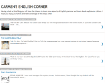 Tablet Screenshot of carmenenglishcorner.blogspot.com