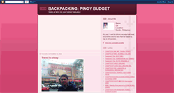 Desktop Screenshot of firsttimebackpacker.blogspot.com