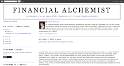 Desktop Screenshot of financial-alchemist.blogspot.com