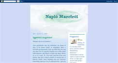 Desktop Screenshot of hantimarci.blogspot.com