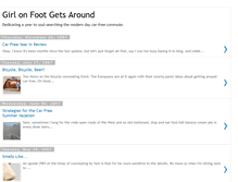 Tablet Screenshot of girlonfoot.blogspot.com