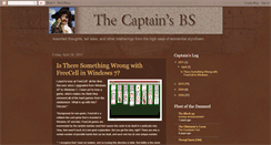 Desktop Screenshot of captainbs.blogspot.com