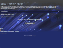 Tablet Screenshot of ferdielectronica.blogspot.com