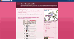 Desktop Screenshot of gooddeedsociety.blogspot.com