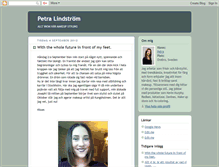 Tablet Screenshot of petralindstrom.blogspot.com