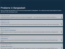 Tablet Screenshot of problemsinbangladesh.blogspot.com