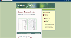 Desktop Screenshot of icnainstitute.blogspot.com