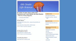 Desktop Screenshot of bsds6thscience.blogspot.com