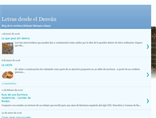 Tablet Screenshot of letrasdesdeeldesvan.blogspot.com