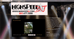 Desktop Screenshot of highspeeddj.blogspot.com
