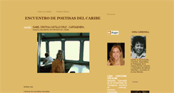 Desktop Screenshot of encuentrodepoetisasdelcaribe.blogspot.com