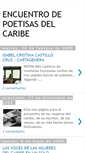 Mobile Screenshot of encuentrodepoetisasdelcaribe.blogspot.com