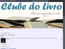 Tablet Screenshot of clubedolivro.blogspot.com