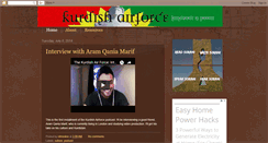 Desktop Screenshot of kurdishairforce.blogspot.com