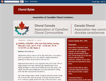 Tablet Screenshot of choralbytes.blogspot.com