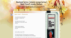 Desktop Screenshot of nasheedin.blogspot.com