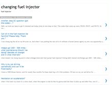 Tablet Screenshot of changingfuelinjector.blogspot.com