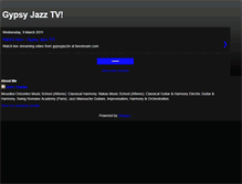 Tablet Screenshot of gypsyjazztv.blogspot.com