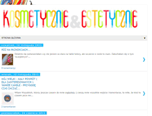 Tablet Screenshot of kosmetycznieestetycznie.blogspot.com