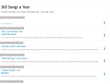 Tablet Screenshot of 365songs.blogspot.com