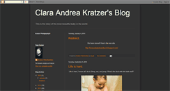 Desktop Screenshot of clarakratzer.blogspot.com