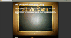 Desktop Screenshot of diaryofthirdandlong.blogspot.com